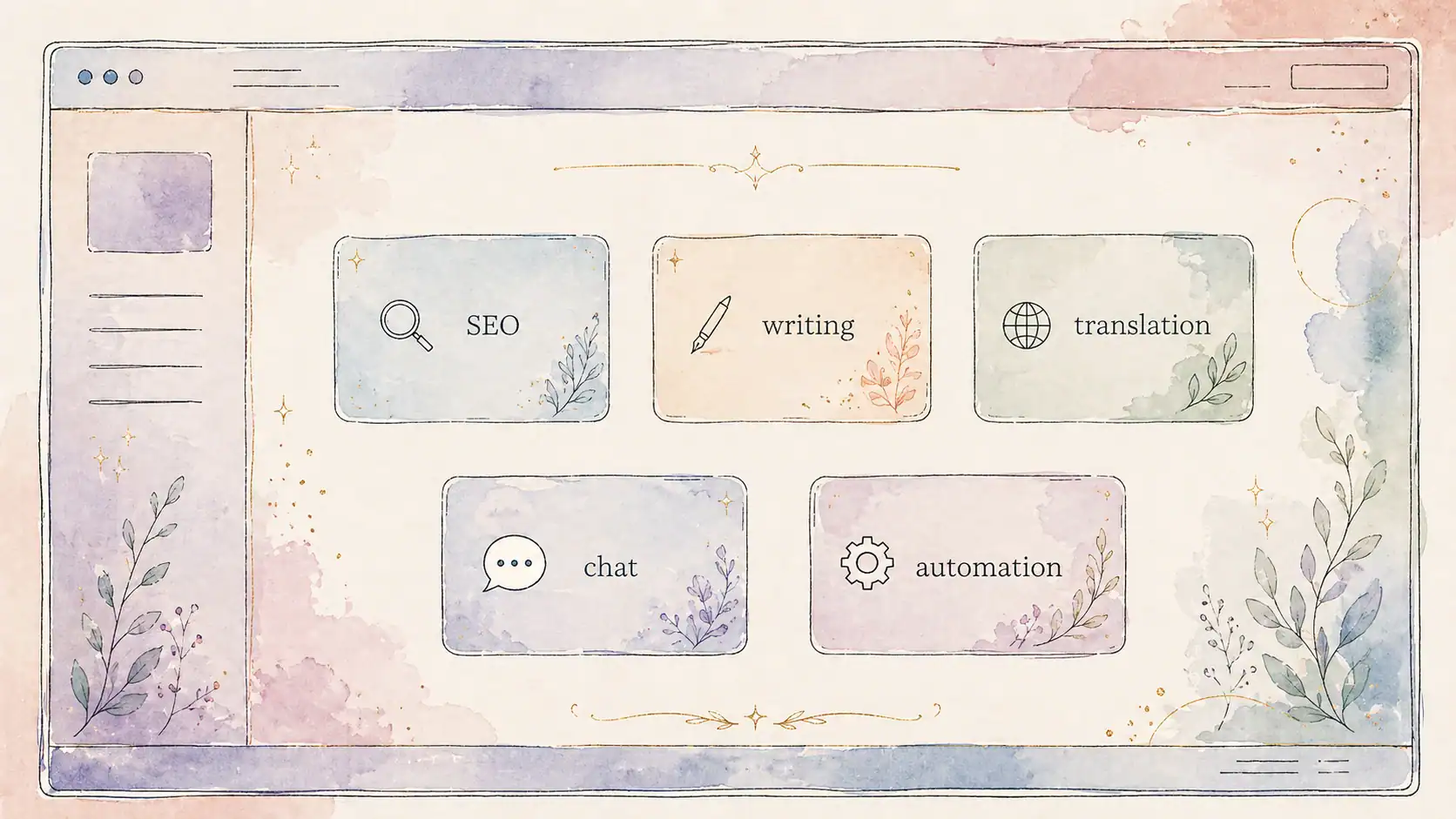 5分類が整理されて並ぶ比較記事ビジュアル