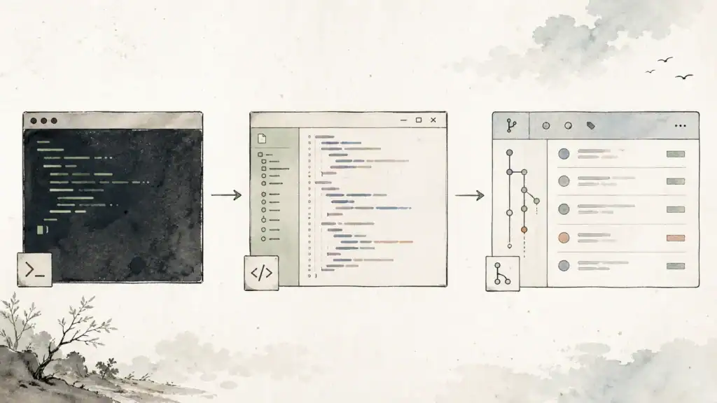Claude Code利用に必要な開発環境の構成図