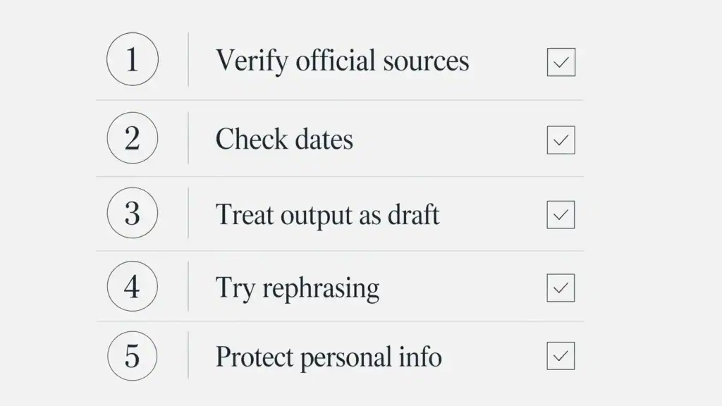 AIと向き合うための重要なポイントを示した図.