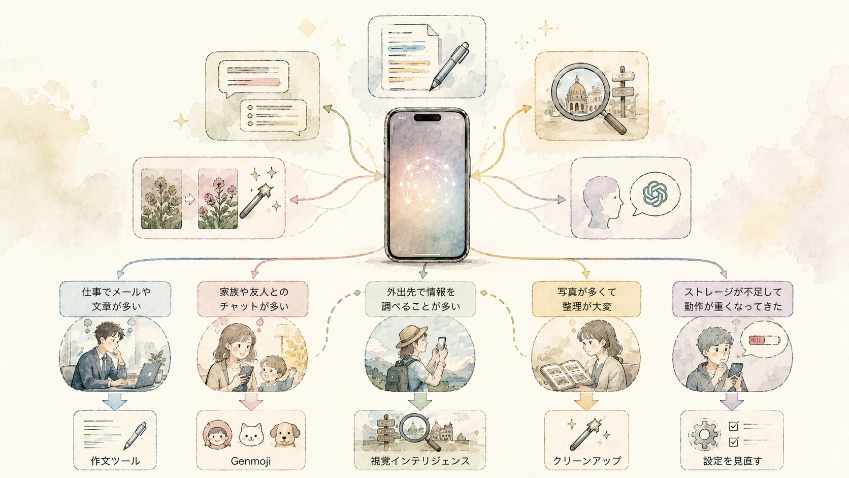 Apple Intelligenceの使い始め方を示すアイキャッチ画像