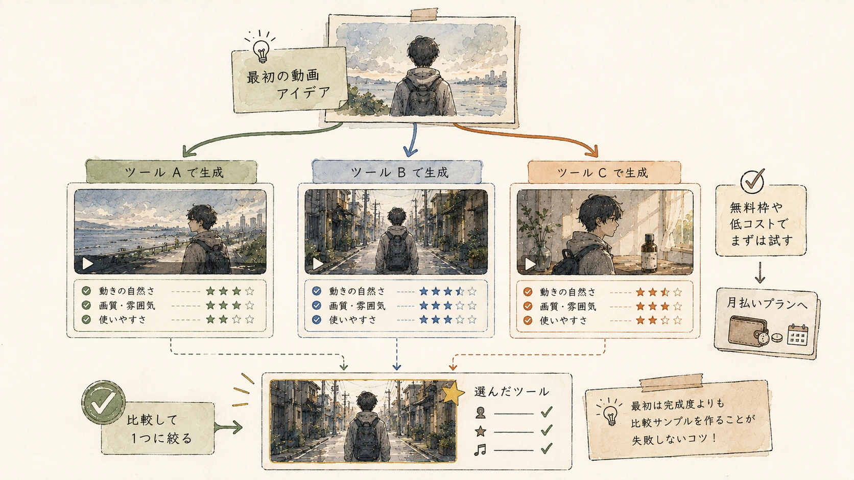 Sora終了後の動画生成AI比較記事アイキャッチ画像