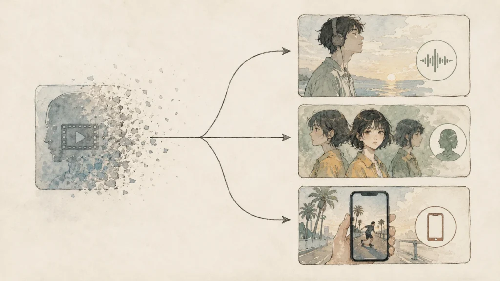 Sora終了後の代替候補Veo3・Runway・Klingへの分岐図