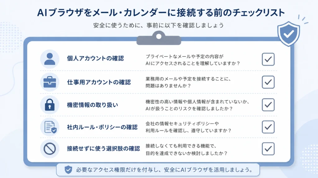 CometでGmailやGoogle Calendarを連携する前に確認したい権限と利用ルールのチェックリスト